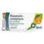 ビソプロロール-ラティオファーム 狭心症 Bisoprolol-ratiopharm 5mg 30錠