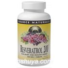 レスベラトロール アンチエイジング Resveratrol 200mg 60錠